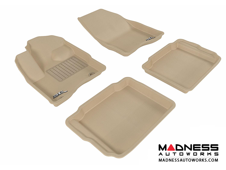Ford Taurus Floor Mats (Set of 4) - Tan by 3D MAXpider